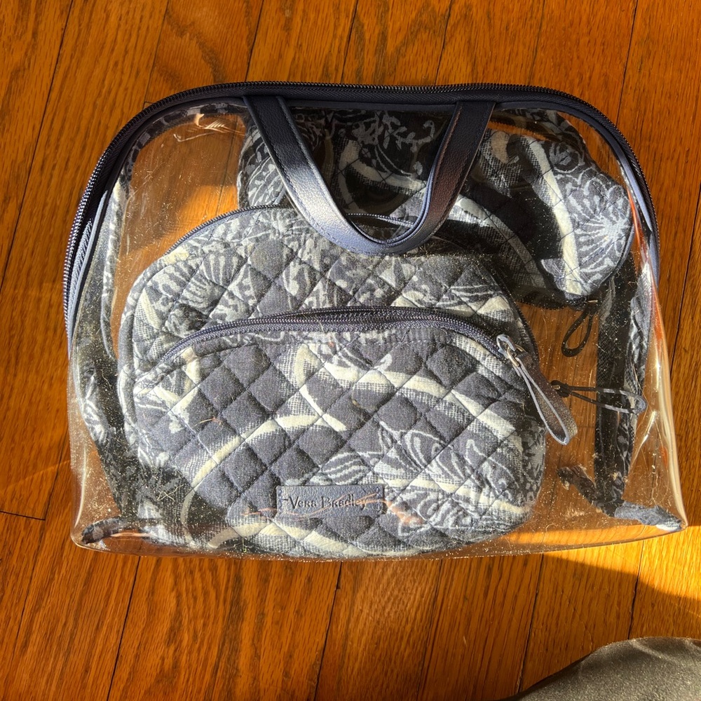 Vera Bradley Quilted Travel Bag Set